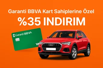 Garanti BBVA Kart Sahiplerine Özel  %35 İndirim!
