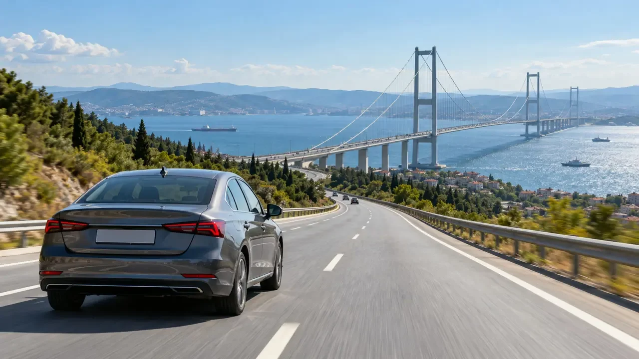 Sabiha Gökçen Havalimanı ile Yalova arasında kiralık araç yolculuğu